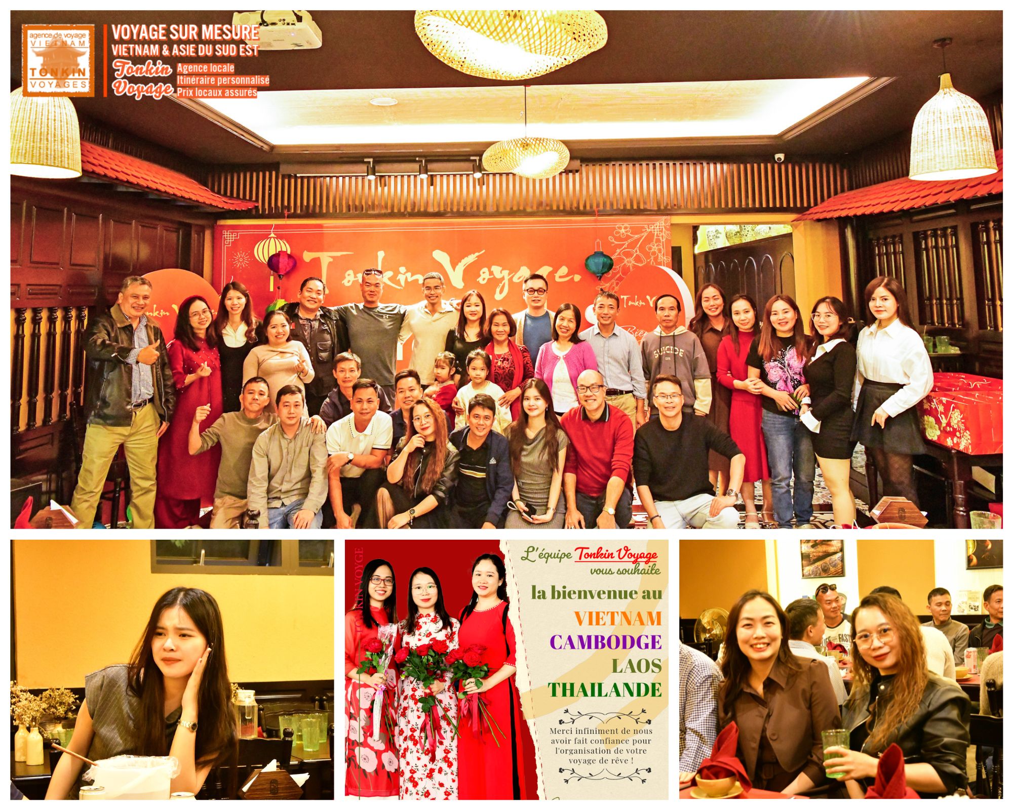 &Eacute;quipe de coordination de Tonkin Voyage &ndash; Agence locale de voyage au Vietnam